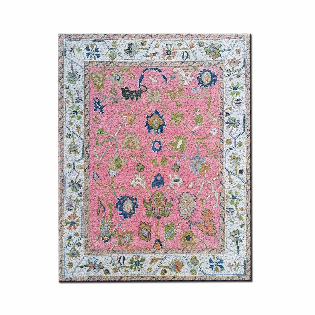 SAVENILA - Hand Knotted Oushak Carpet